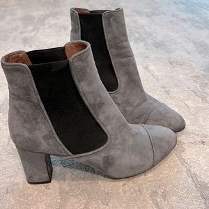 Tabitha Simmons suede booties